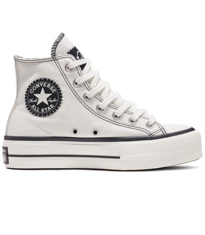 converse chuck taylor all star lift hi bold scene womens high-top casual trainers